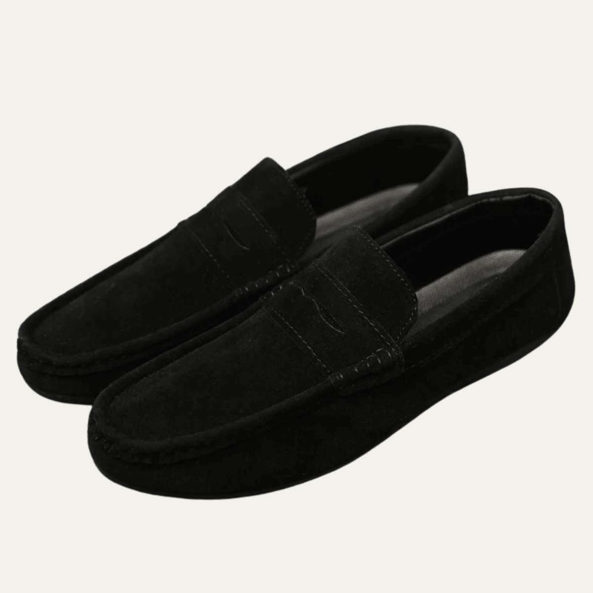 Men's Slip - On Loafers — Stitched Upper Detail - Hudson Harper - Men Shoes
