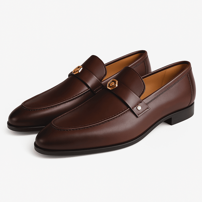 Penny Loafers Men Classic Timeless Formal Everyday Footwear - Hudson Harper - Loafers
