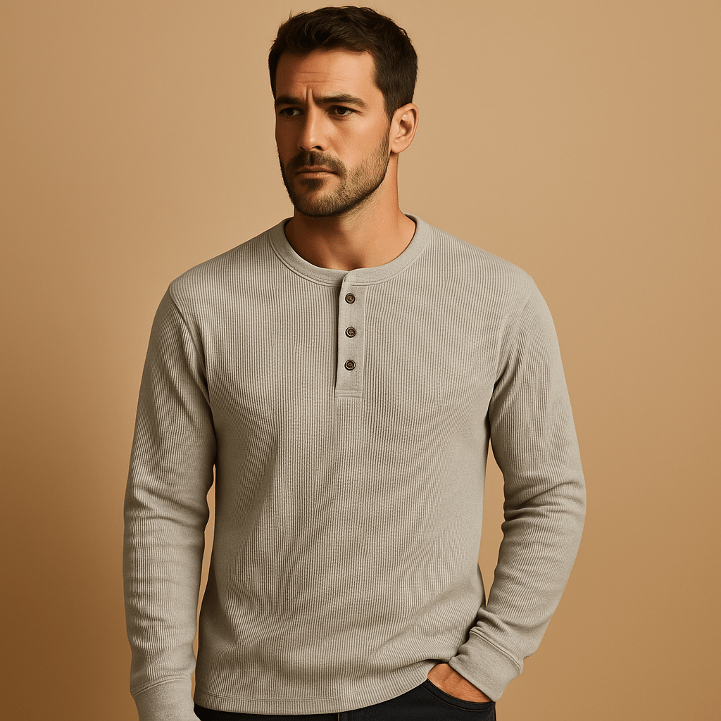 Shirt Men Long Sleeve Relaxed Fit Casual Daily Use - Hudson Harper - Men Shirt