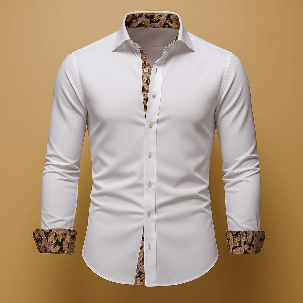 Shirt Men Modern Classic Fit Refined Appeal - Hudson Harper - Men Shirt