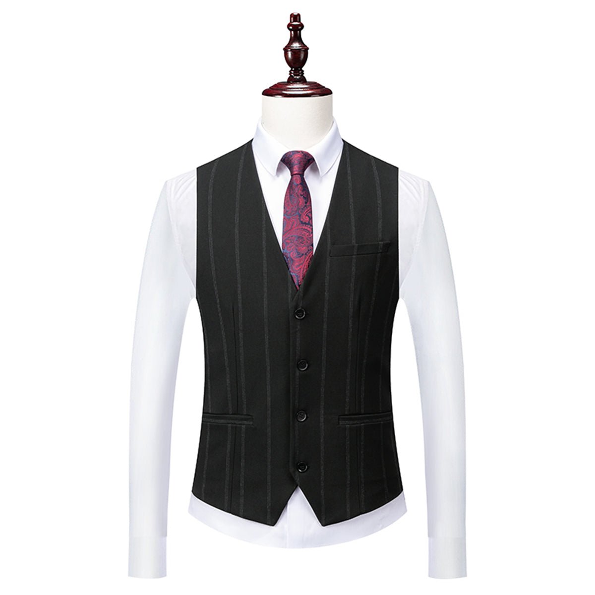 Suit Men Elegant Slim 3 Piece Formal Set - Hudson Harper - 3 Piece suits