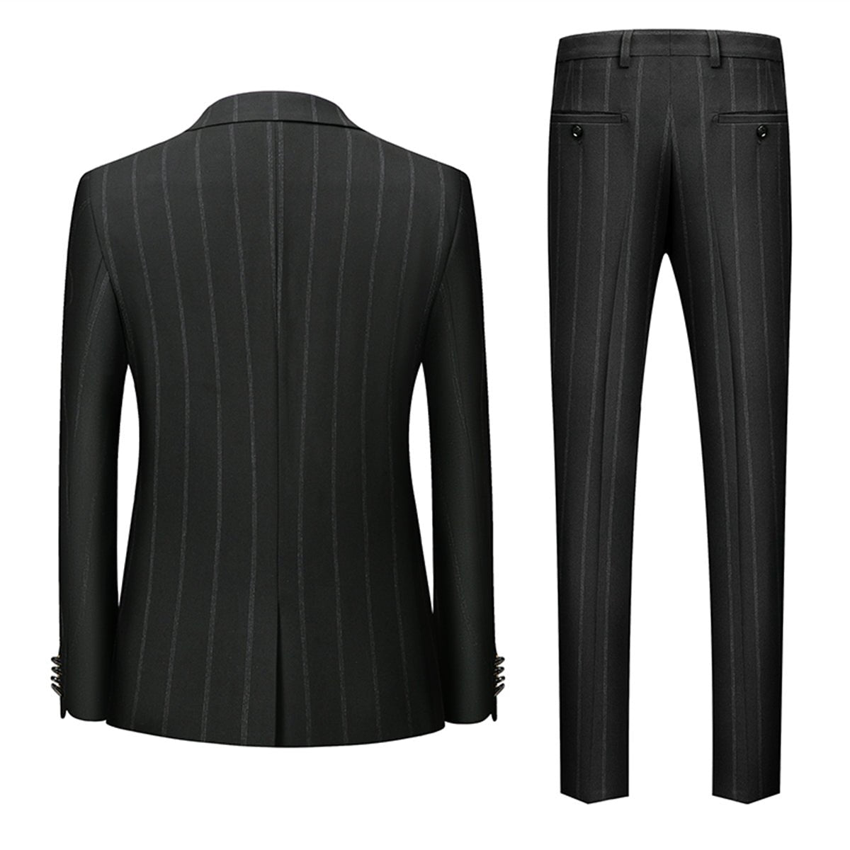Suit Men Elegant Slim 3 Piece Formal Set - Hudson Harper - 3 Piece suits