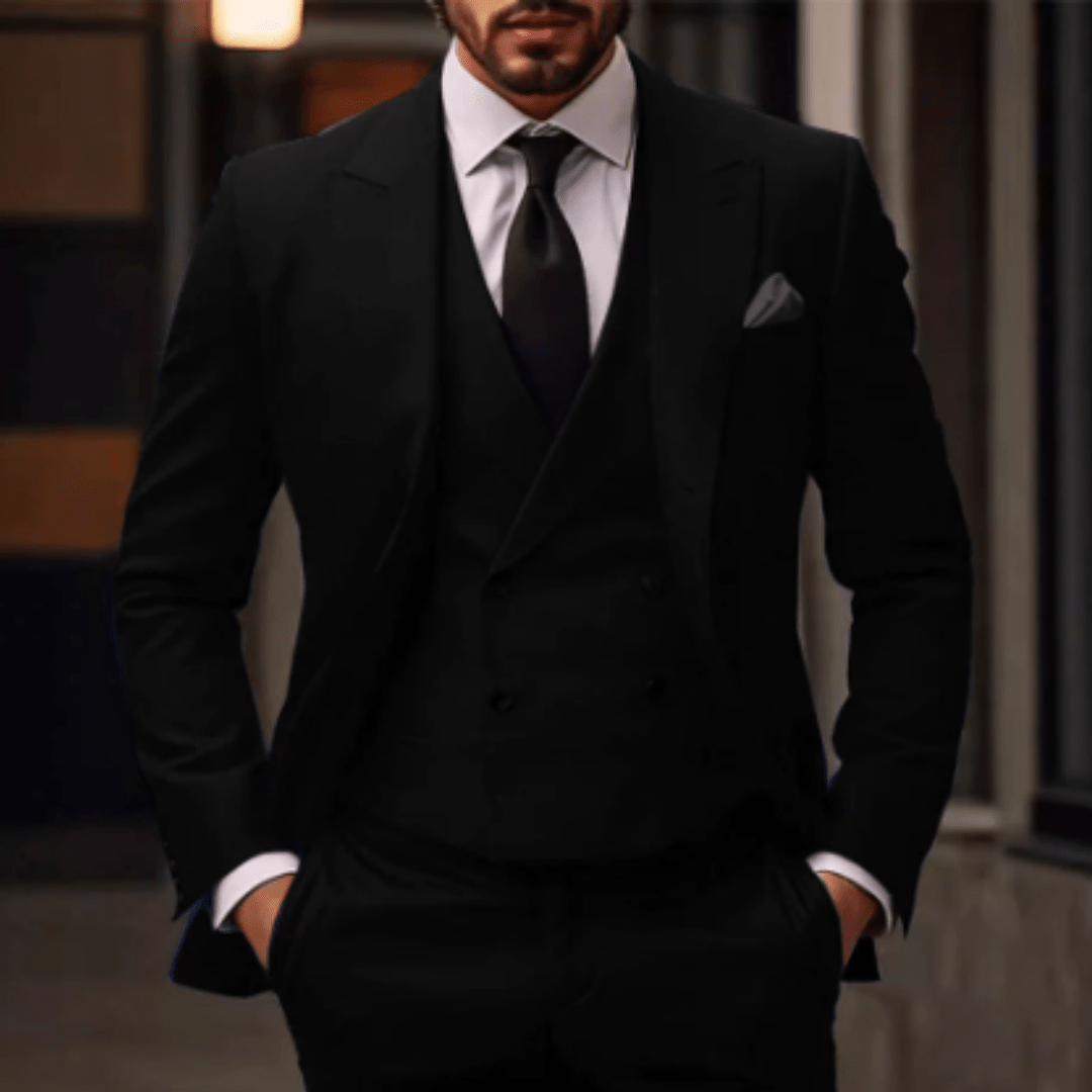 Suit Men Three Piece Comfort Fit Refined Style - Hudson Harper - 3 Piece suits