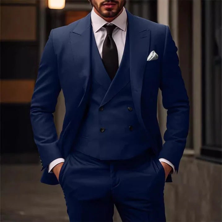 Suit Men Three Piece Comfort Fit Refined Style - Hudson Harper - 3 Piece suits
