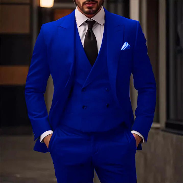 Suit Men Three Piece Comfort Fit Refined Style - Hudson Harper - 3 Piece suits