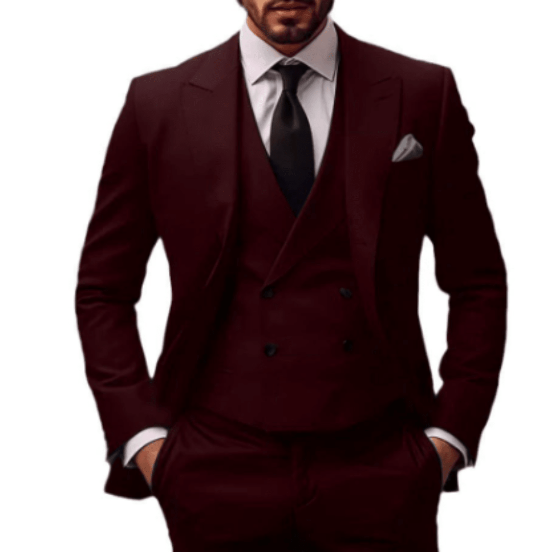 Suit Men Three Piece Comfort Fit Refined Style - Hudson Harper - 3 Piece suits
