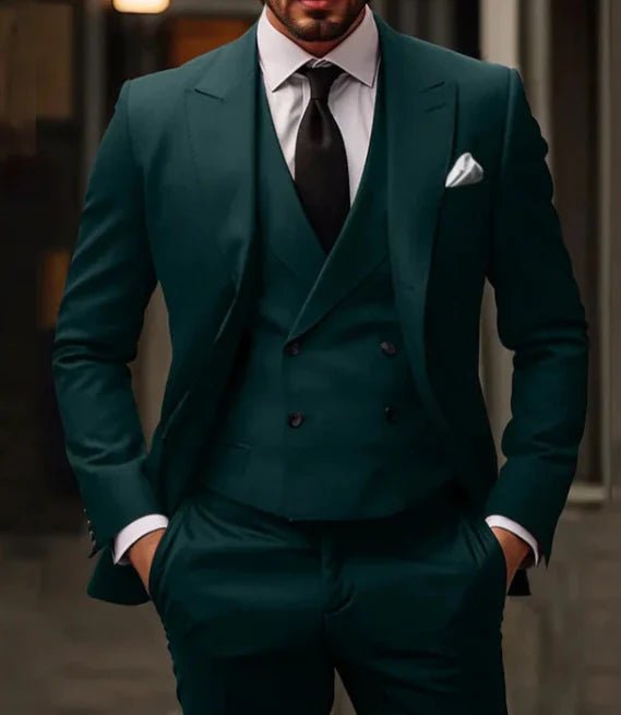 Suit Men Three Piece Comfort Fit Refined Style - Hudson Harper - 3 Piece suits