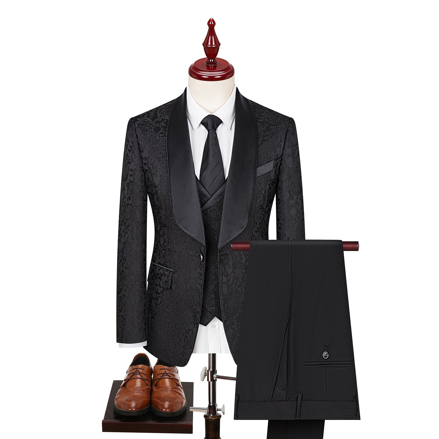Suit Set Men Classic Fit Formal Style Timeless Appeal - Hudson Harper - 3 Piece suits
