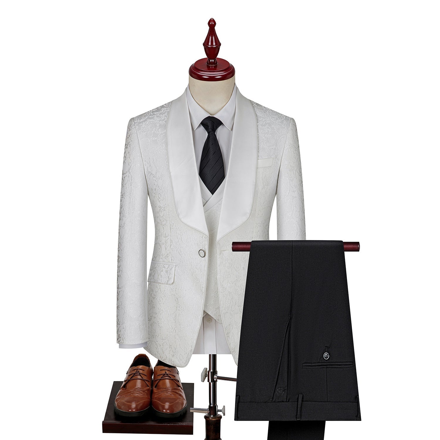 Suit Set Men Classic Fit Formal Style Timeless Appeal - Hudson Harper - 3 Piece suits