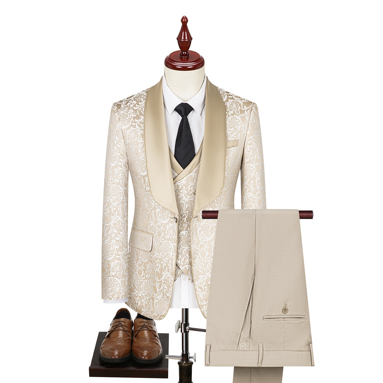 Suit Set Men Classic Fit Formal Style Timeless Appeal - Hudson Harper - 3 Piece suits