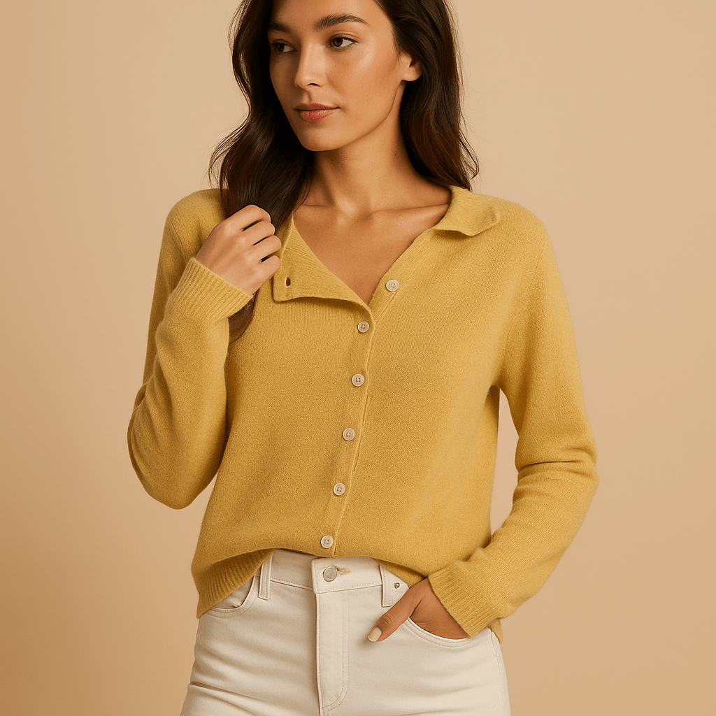 Sweater Women Long Sleeve Crew Neck Design with Relaxed Fit Shape - Hudson Harper - Women Sweaters