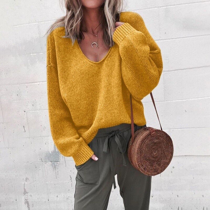 Sweater Women Modern Stylish Long Sleeve Everyday Winter Wear - Hudson Harper - Women Sweaters