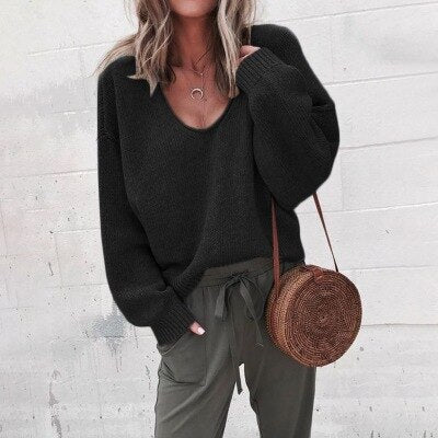 Sweater Women Modern Stylish Long Sleeve Everyday Winter Wear - Hudson Harper - Women Sweaters