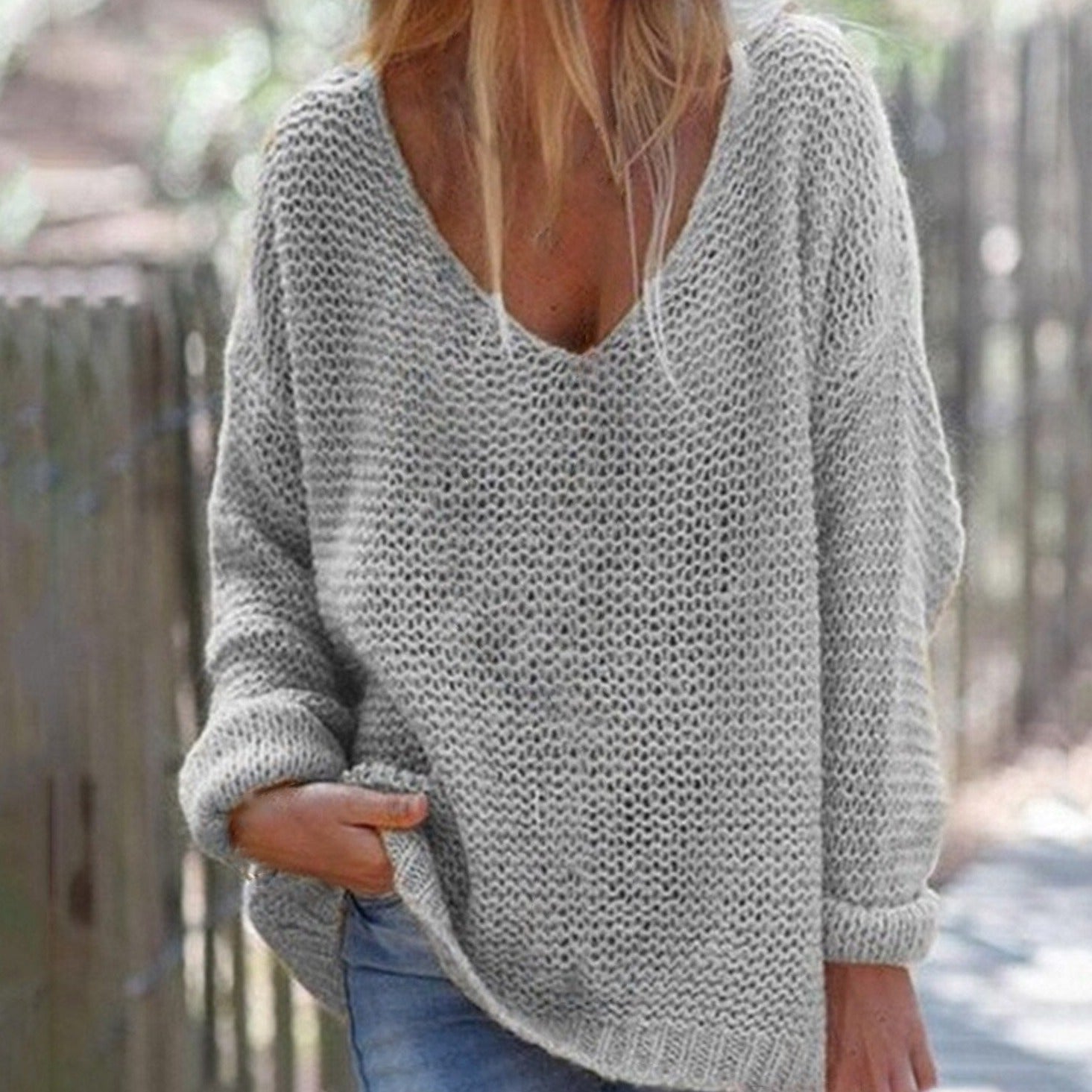 Sweater Women Warm Loose Relaxed Fit Elegant Everyday Style - Hudson Harper - Women Sweaters