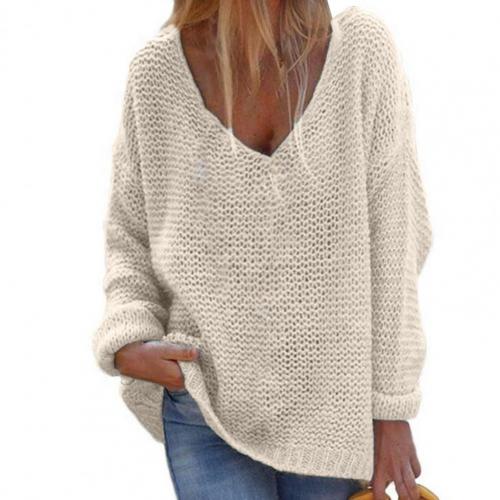 Sweater Women Warm Loose Relaxed Fit Elegant Everyday Style - Hudson Harper - Women Sweaters