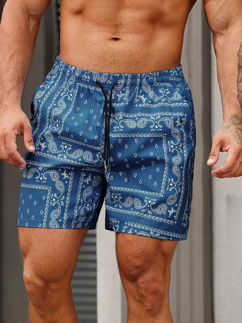 Swim Shorts Men Relaxed Fit Quick Dry Summer Wear - Hudson Harper - Men Swimwear