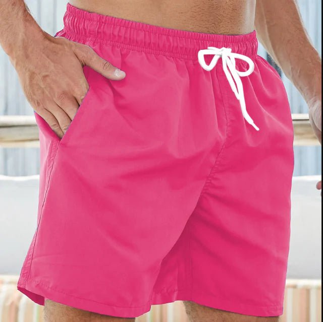 Swim Trunks Men Short Length Lining and Side Pocket - Hudson Harper - Men Swimwear