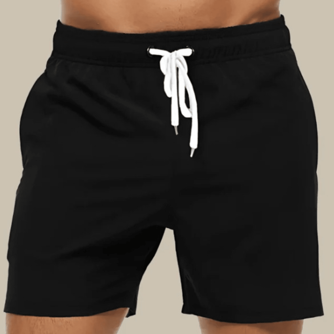Swim Trunks Men Short Length Lining and Side Pocket - Hudson Harper - Men Swimwear