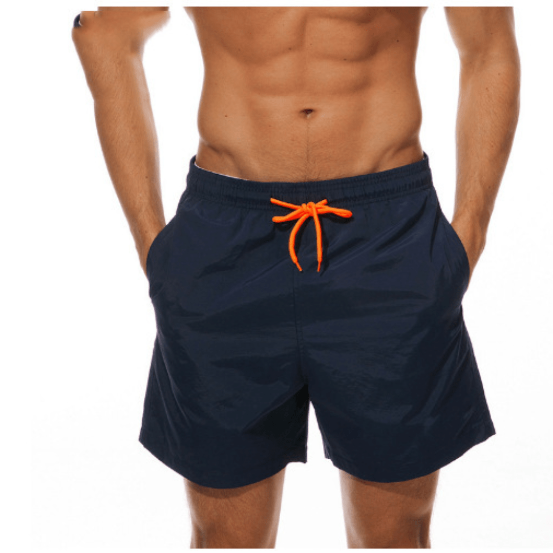 Swim Trunks Men Short Length Lining and Side Pocket - Hudson Harper - Men Swimwear
