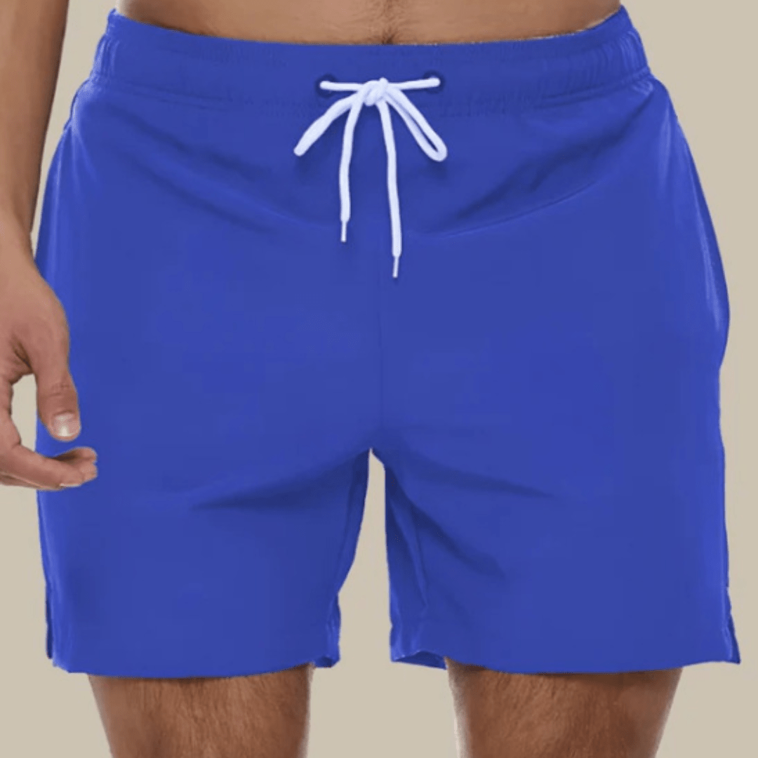 Swim Trunks Men Short Length Lining and Side Pocket - Hudson Harper - Men Swimwear