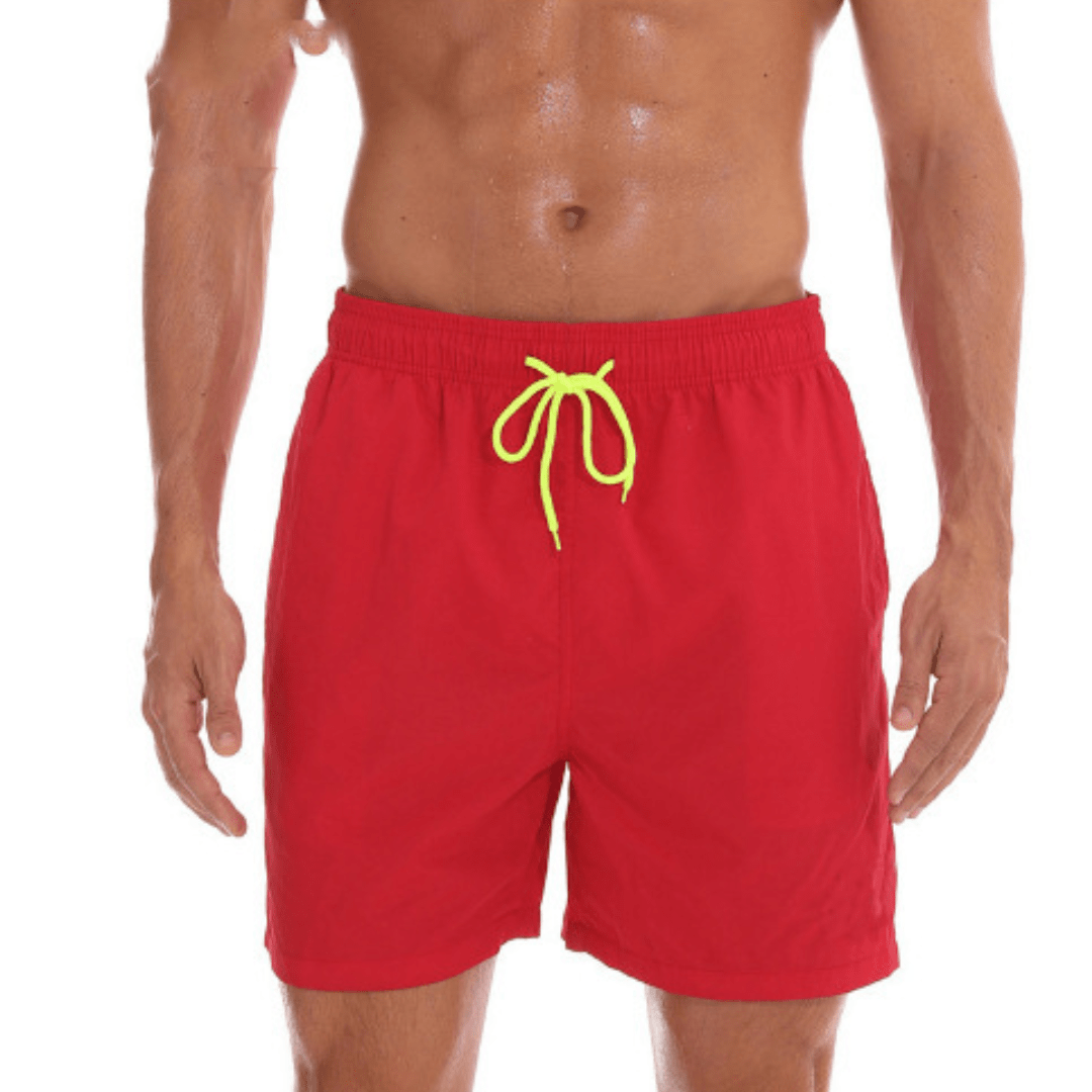 Swim Trunks Men Short Length Lining and Side Pocket - Hudson Harper - Men Swimwear