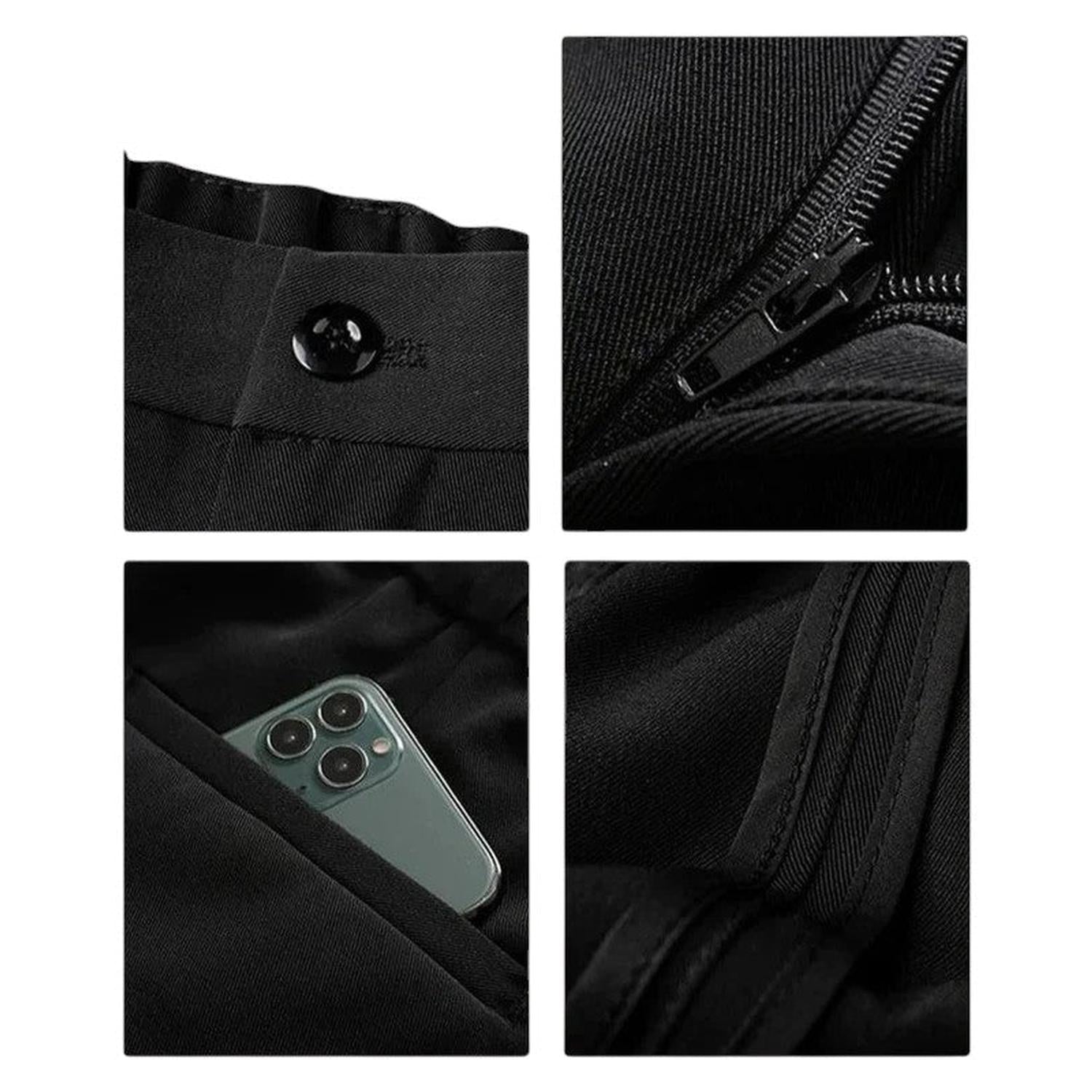 Trousers Men Formal Draped Design Relaxed Tailored Fit - Hudson Harper - Pants