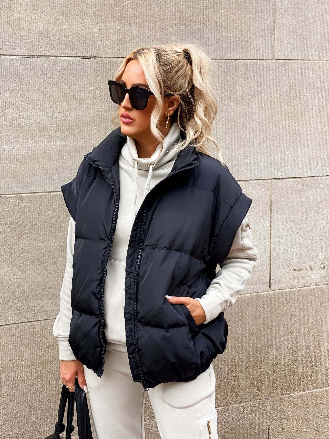 Vest Women Stylish Casual Sleeveless Top for Everyday Fashion - Hudson Harper - Women Vest