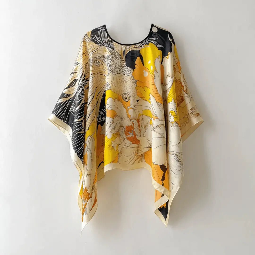 Women's Blouse — Printed Pattern Design Regular Fit - Hudson Harper - Women Blouse