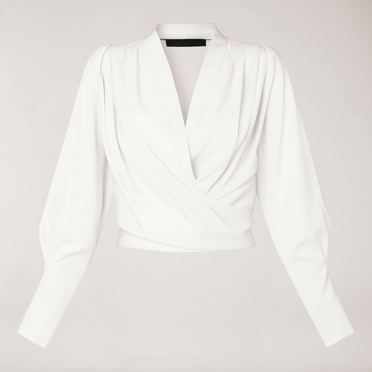 Women's Blouse — V - Neck Regular Fit Structured Waistline - Hudson Harper - Women Blouse