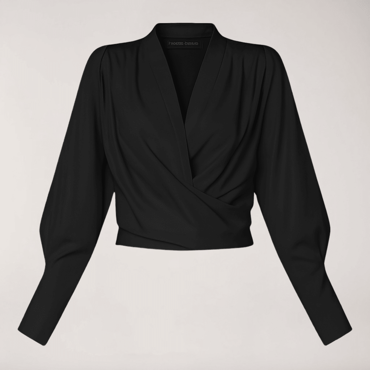 Women's Blouse — V - Neck Regular Fit Structured Waistline - Hudson Harper - Women Blouse