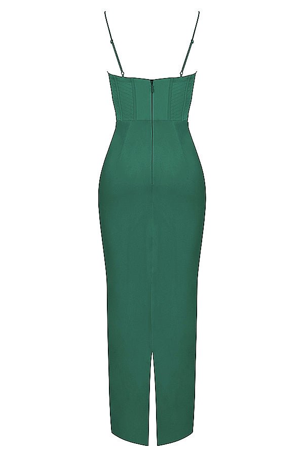 Women's Mini Dress — Bodycon Fit Pleated Tie - Back Closure - Hudson Harper - Women Maxi Dress