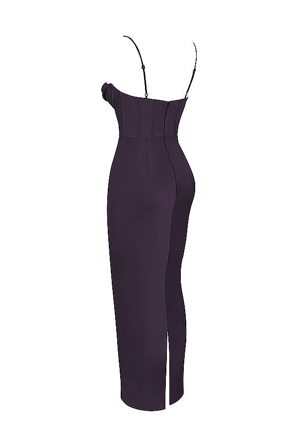 Women's Mini Dress — Bodycon Fit Pleated Tie - Back Closure - Hudson Harper - Women Maxi Dress