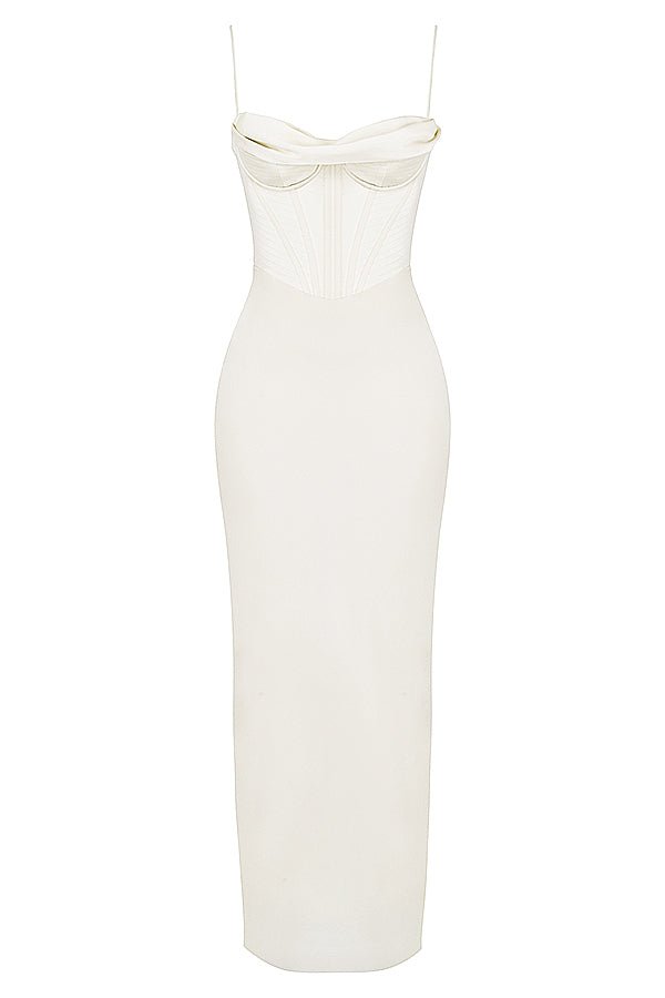 Women's Mini Dress — Bodycon Fit Pleated Tie - Back Closure - Hudson Harper - Women Maxi Dress