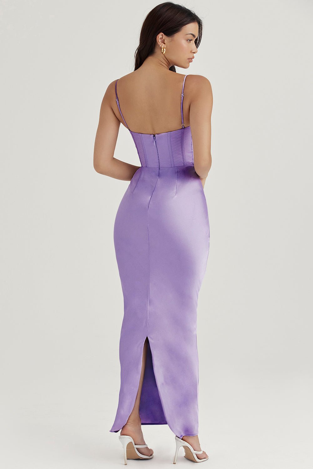 Women's Mini Dress — Bodycon Fit Pleated Tie - Back Closure - Hudson Harper - Women Maxi Dress
