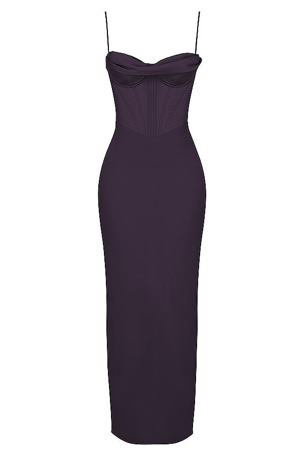 Women's Mini Dress — Bodycon Fit Pleated Tie - Back Closure - Hudson Harper - Women Maxi Dress