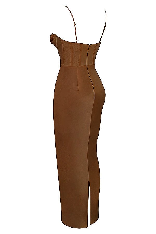 Women's Mini Dress — Bodycon Fit Pleated Tie - Back Closure - Hudson Harper - Women Maxi Dress