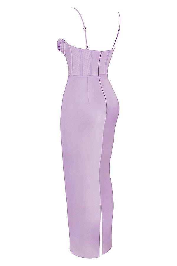 Women's Mini Dress — Bodycon Fit Pleated Tie - Back Closure - Hudson Harper - Women Maxi Dress