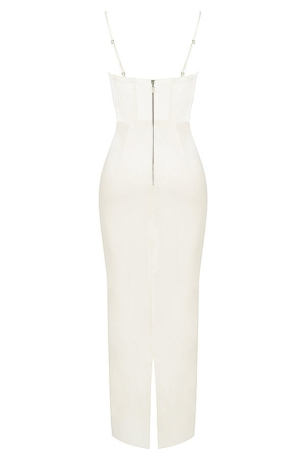 Women's Mini Dress — Bodycon Fit Pleated Tie - Back Closure - Hudson Harper - Women Maxi Dress