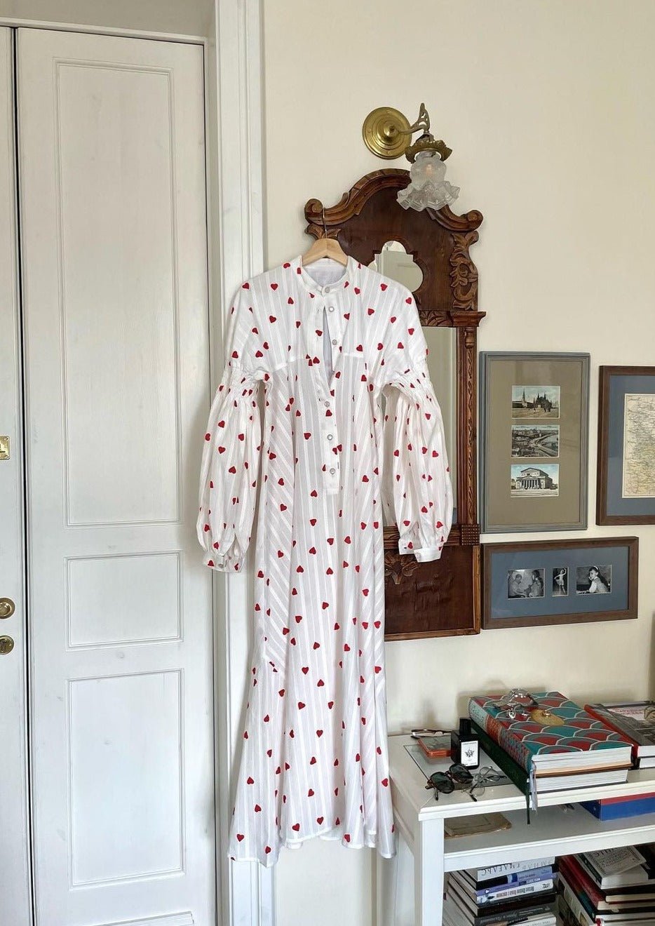 Women's Shirt Dress — Oversized Fit Maxi Length Embroidered - Hudson Harper - Women Maxi Dress
