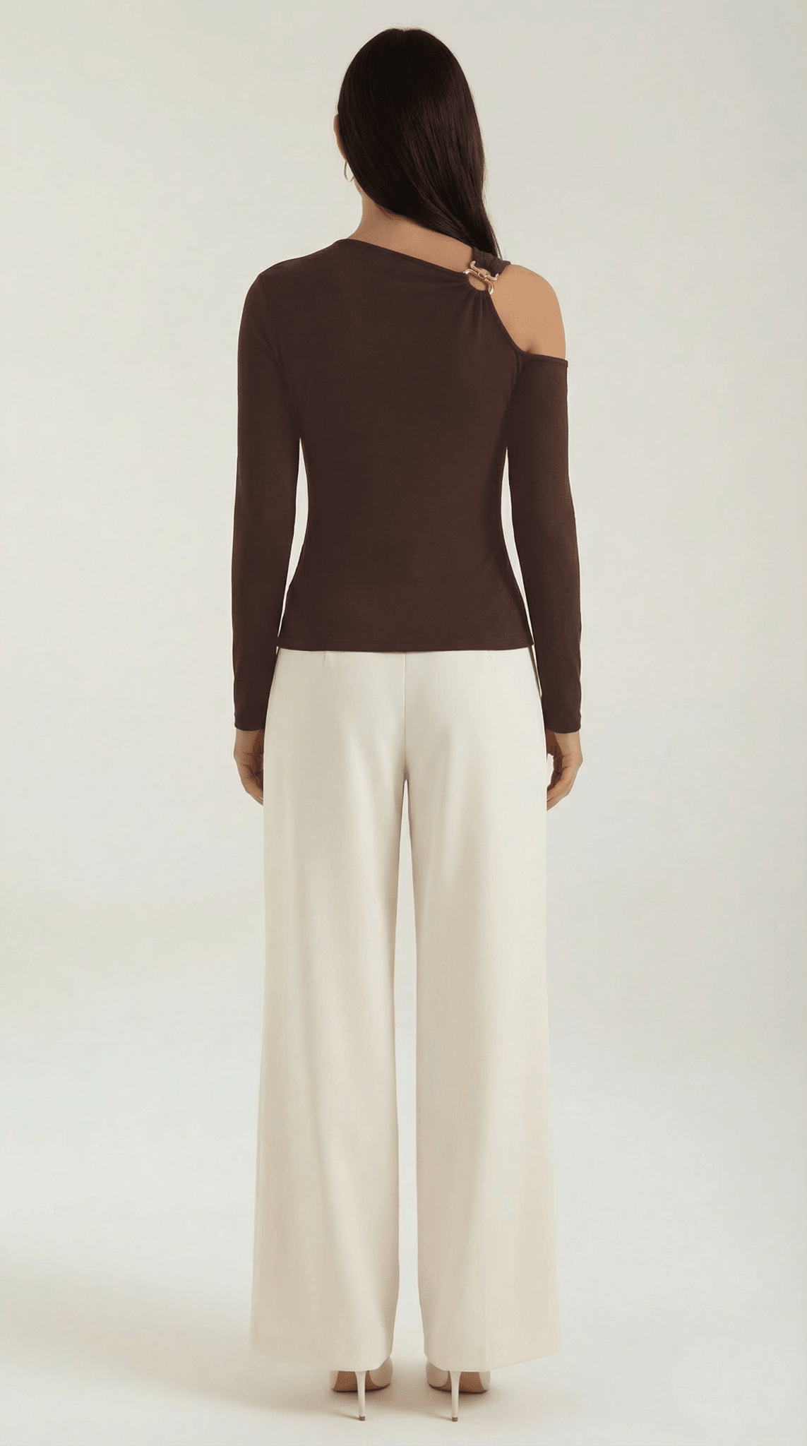 Women's Top — Sleeveless One Shoulder Asymmetric Neckline - Hudson Harper - Women Top