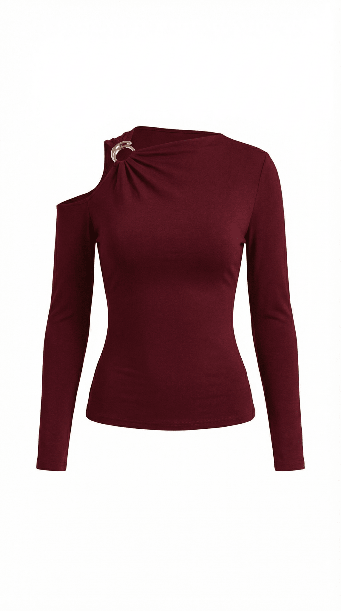 Women's Top — Sleeveless One Shoulder Asymmetric Neckline - Hudson Harper - Women Top